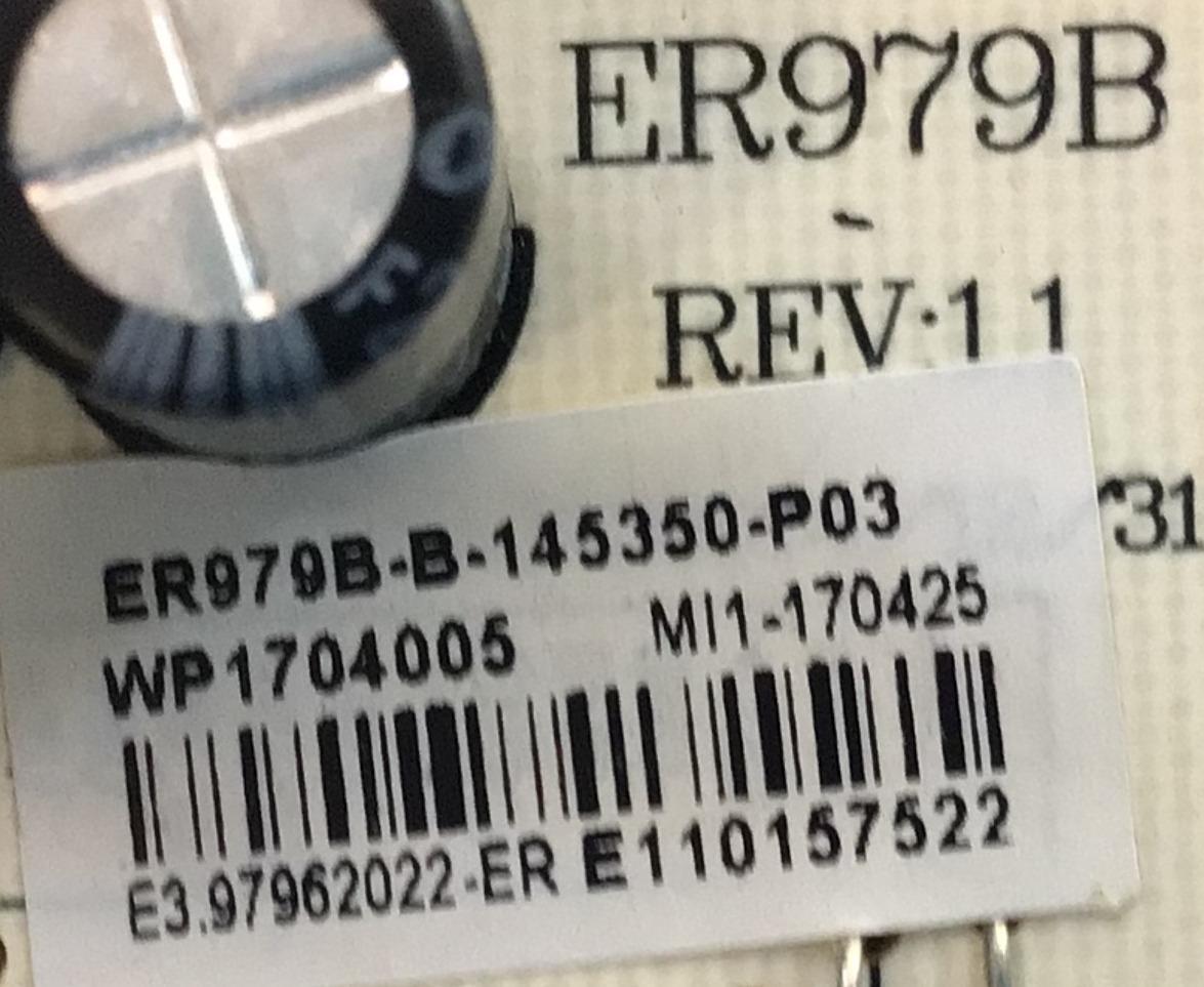 FUENTE PARA TV ATYME / NUMERO DE PARTE AE005038 / ER979B / WP1704005 / E3.97962022-ER / PANEL HV430QUB-N4D / MODELO 430AM7UD - Imagen 2